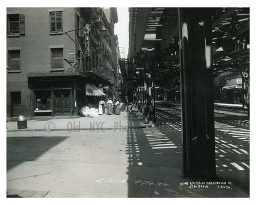 Greenwich Street - Manhattan - NYC 1914 A Old Vintage Photos and Images