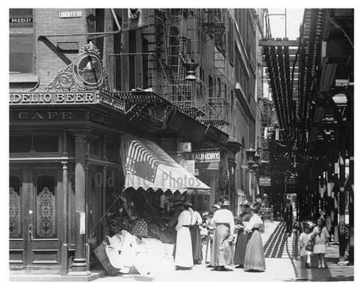 Greenwich Street - Manhattan - NYC 1914 B Old Vintage Photos and Images
