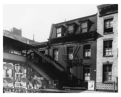 Greenwich Street Station - Greenwich Village - Manhattan  1914 B Old Vintage Photos and Images