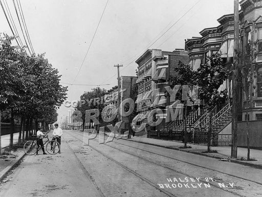 Halsey Street, 1909 Old Vintage Photos and Images