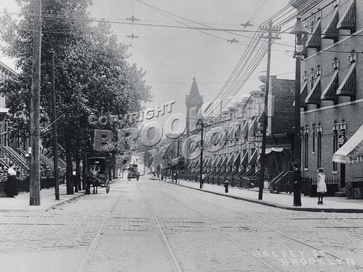 Halsey Street looking south from Wilson Avenue, 1908 Old Vintage Photos and Images