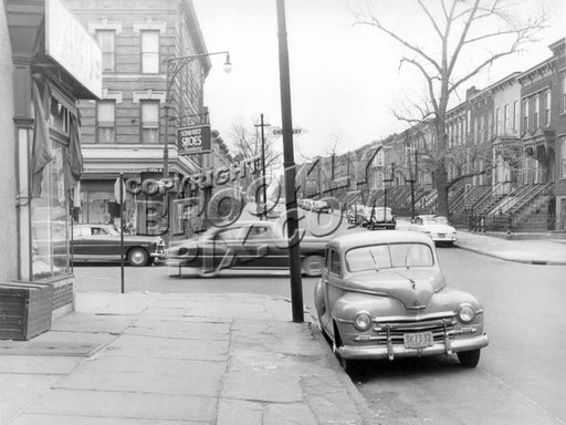 Halsey Street looking south looking toward Central Avenue, 1951 Old Vintage Photos and Images