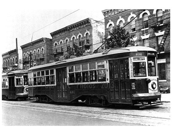Hamilton AVE Line 1937 Old Vintage Photos and Images