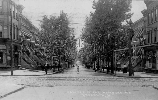 Hancock Street looking south from Wilson Avenue, 1908 Old Vintage Photos and Images