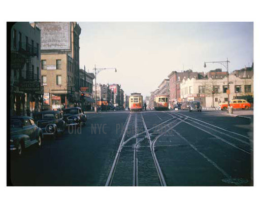 Harlem Trolleys 1947 - New York, NY Old Vintage Photos and Images