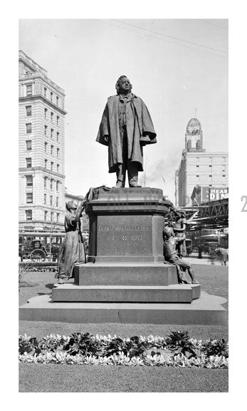 Henry Ward Beecher Statue Old Vintage Photos and Images