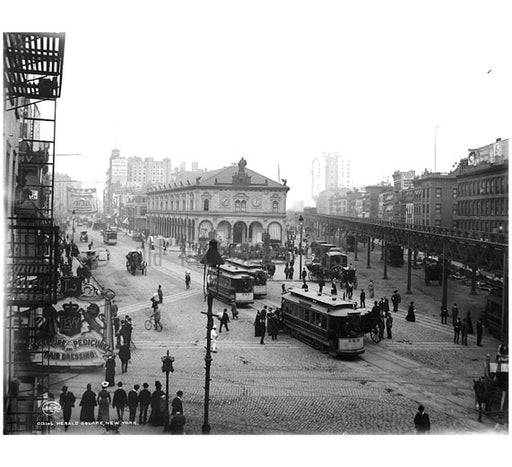 Herald Square 1901 Old Vintage Photos and Images