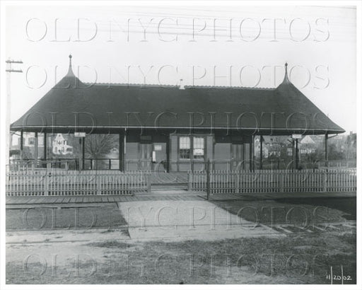 Hollis Queens Long Island Rail Road Station LIRR 1902 Old Vintage Photos and Images