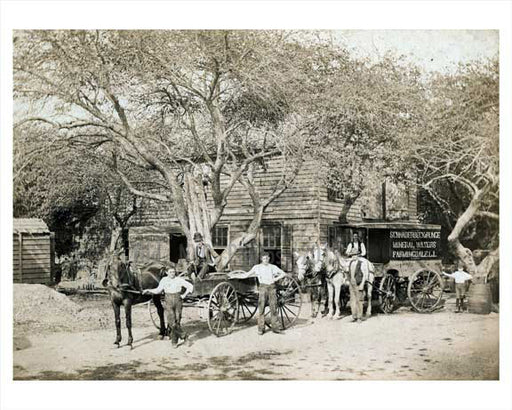 Horse Cart - Farmingdale Long Island, 1900 Old Vintage Photos and Images