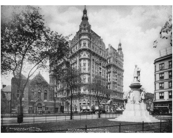 Hotel Ansonia - Broadway & 73rd Street Old Vintage Photos and Images
