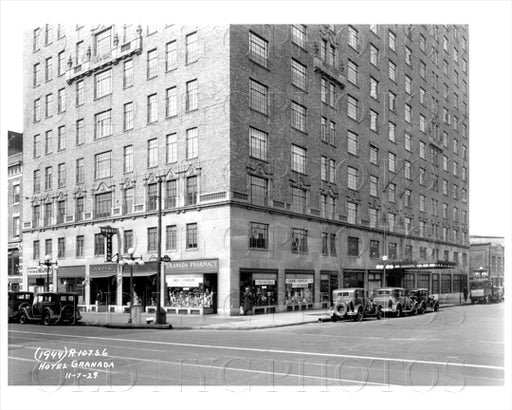 Hotel Granada, Lafayette and Ashland, 1929 Fort Greene Old Vintage Photos and Images