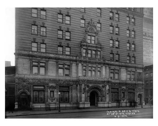 Hotel Navarre - 7th Avenue between 37th & 38th Streets -  Midtown Manhattan 1914 Old Vintage Photos and Images