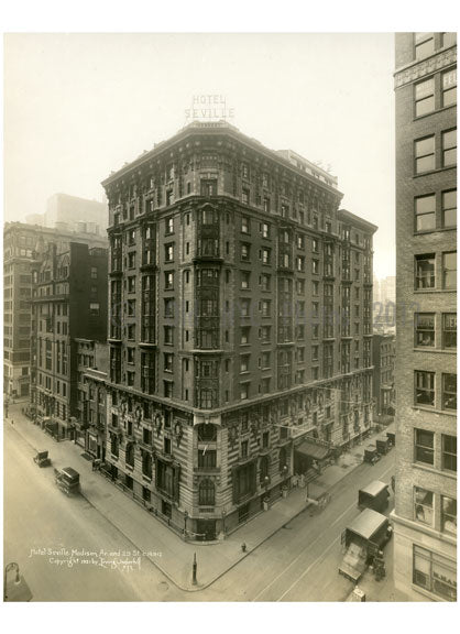 Hotel Seville - Madison Avenue & 23rd Street  1921 Old Vintage Photos and Images