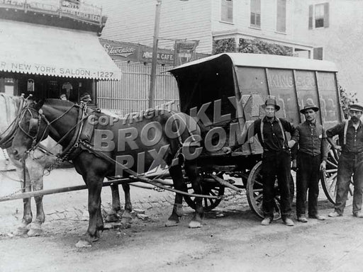Ice Wagon on 60th Street near 12th Avenue, 1912 Old Vintage Photos and Images