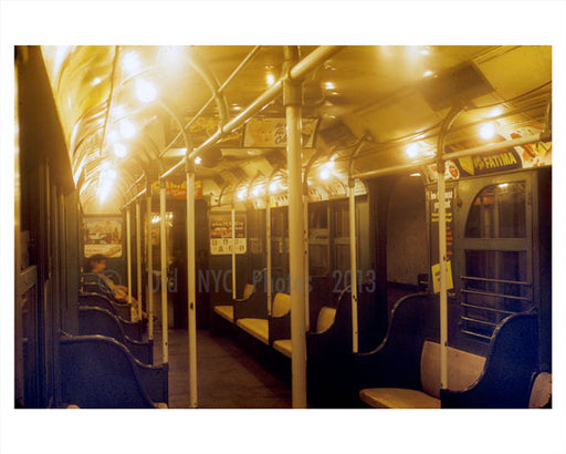 Inside the subway car Old Vintage Photos and Images