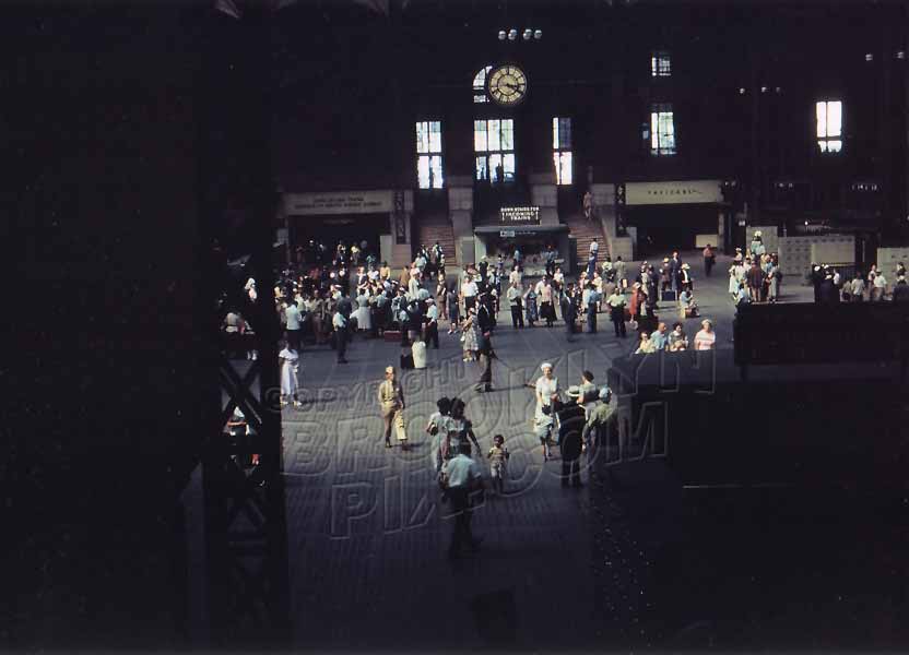 Interior of Pennsylvania Station, c1950 Old Vintage Photos and Images