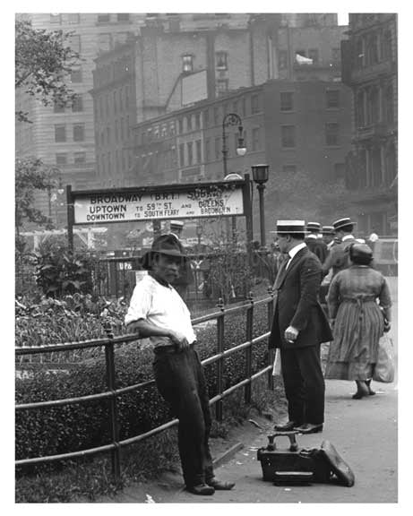 IRT entrance at Union Square Park , NY  1922 I Old Vintage Photos and Images