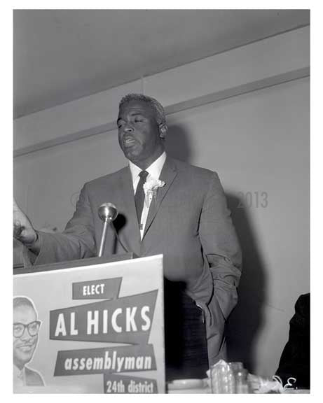 Jackie Robinson Campaigning 1960s
