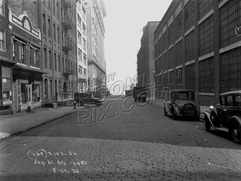 Jay Street looking north to Plymouth Street, 1930 Old Vintage Photos and Images