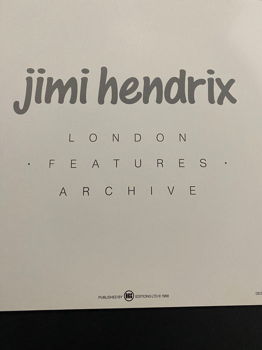 Jimi Hendrix London Vintage Poster
