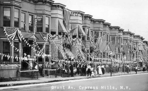 July 4, 1915 on Grant Avenue, Cypress Hills Old Vintage Photos and Images