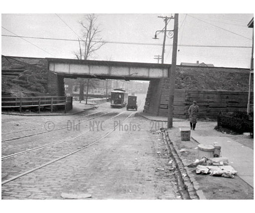 Junction Ave South at 44th Street 1928 Sunnyside - Queens NY Old Vintage Photos and Images