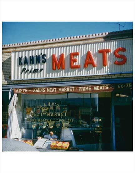 Kahn's Meats — Old NYC Photos