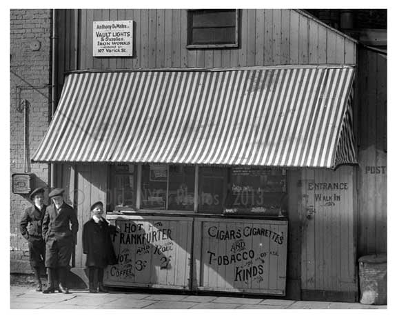 Kids hanging out on Canal Street  - Soho  NY 1914 Old Vintage Photos and Images