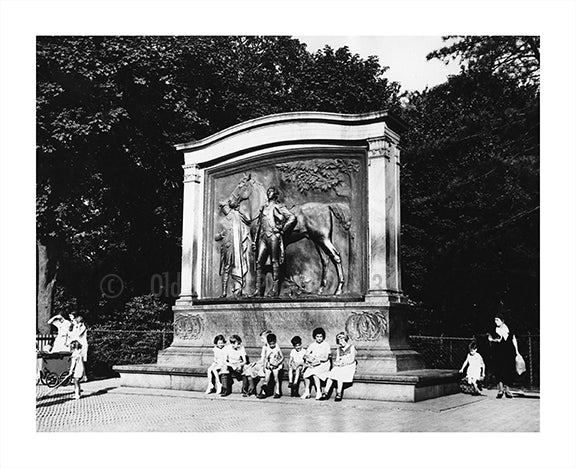 kids playing at Prospect Park Old Vintage Photos and Images