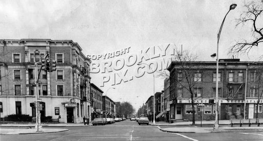 Kingston Avenue looking north to Eastern Parkway, 1973 Old Vintage Photos and Images