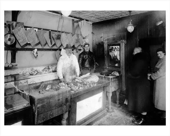 Kosher Butcher Old Vintage Photos and Images