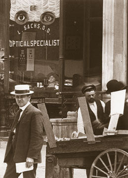 L. Sachs Optometrist - 85 Delancey St. Manhattan 1907 Old Vintage Photos and Images