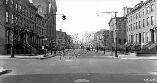 Lafayette Avenue west to Cumberland Street, 1931 Old Vintage Photos and Images