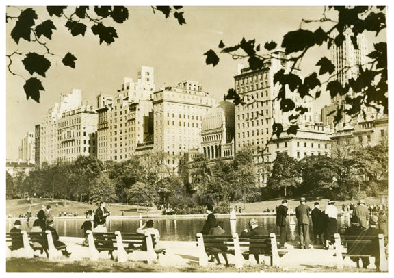 Lake at Central Park Old Vintage Photos and Images