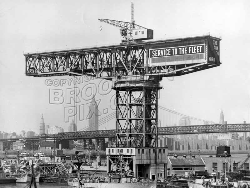 Large crane at Navy Yard, c.1965 Old Vintage Photos and Images