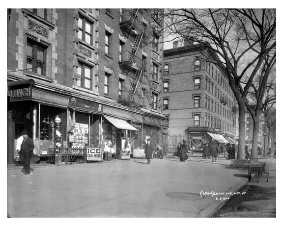 Lenox Avenue & 117th Street Harlem, NY 1910 Old Vintage Photos and Images