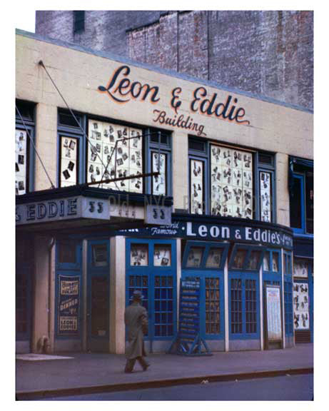 Leon Eddie 33 West 52nd Street 1950 Old Vintage Photos and Images