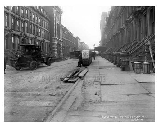 Lexington & 60th Street - Upper East Side -  Manhattan 1914 Old Vintage Photos and Images