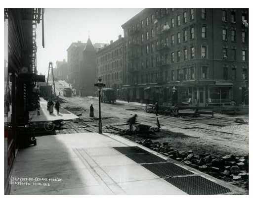 Lexington Avenue & 104th Street - Upper East Side -  Manhattan NYC 1913 V Old Vintage Photos and Images