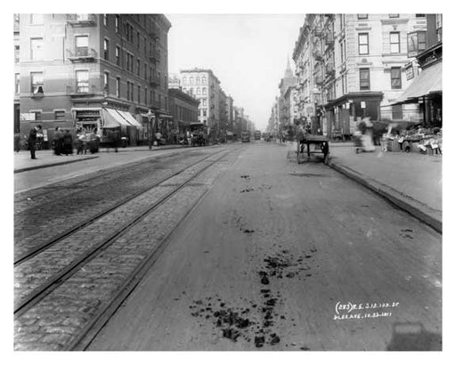 Lexington Avenue &109th Street 1911 - Upper East Side, Manhattan - NYC H1 Old Vintage Photos and Images