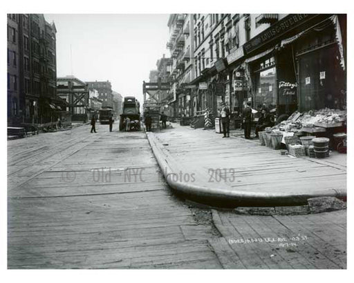 Lexington Avenue & 123rd Street - Harlem -  Manhattan NYC 1914 A Old Vintage Photos and Images