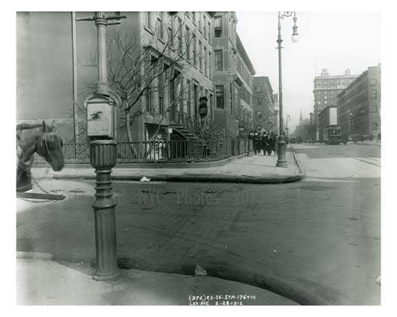 Lexington Avenue & 28th Street 1912 - Midtown Manhattan NYC D Old Vintage Photos and Images