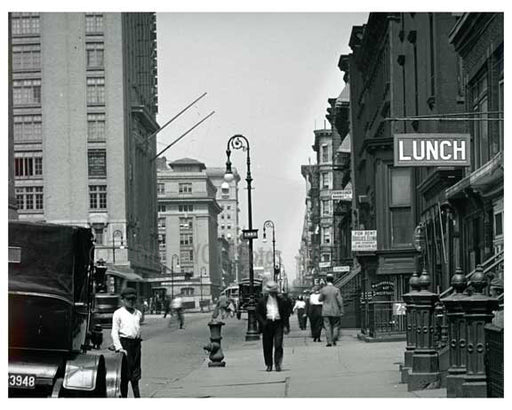 Lexington Avenue & 44th Street - Midtown -  Manhattan NYC 1913 Old Vintage Photos and Images