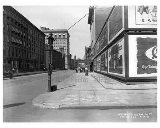 Lexington Avenue & 50th Street - Midtown -  Manhattan NYC 1914 Old Vintage Photos and Images