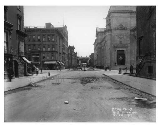 Lexington Avenue  & 79th Street - Upper East Side -  Manhattan NYC 1914 I Old Vintage Photos and Images