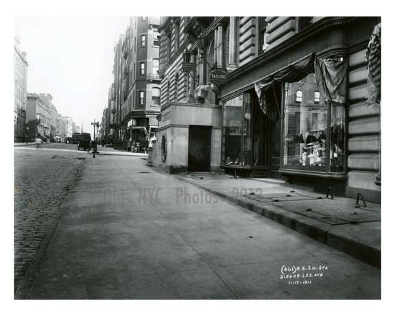 Lexington Avenue & 80th Street 1911 - Upper East Side, Manhattan - NYC L1 Old Vintage Photos and Images