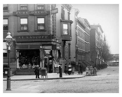 Lexington Avenue & 83rd Street 1912 - Upper East Side Manhattan NYC M5 Old Vintage Photos and Images