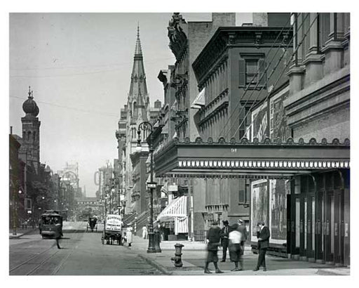 Lexington Avenue between 50th & 51st Streets - Midtown -  Manhattan NYC 1914 B Old Vintage Photos and Images