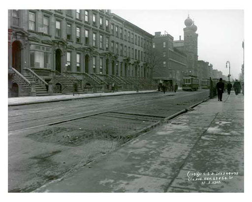 Lexington Avenue between 53rd & 54th Street 1912 - Upper East Side Manhattan NYC Old Vintage Photos and Images