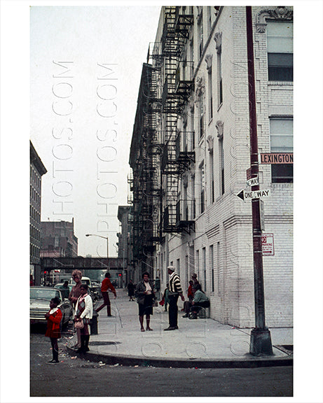 Lexington Avenue &  East 138th Street Harlem 1969 Old Vintage Photos and Images
